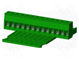 Connector: pluggable terminal block; plug; female; straight; 300V