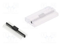 Connector: pin strips; pin header; male; PIN: 38; 2mm; SMT; 2x19