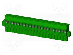 Connector: pluggable terminal block; plug; female; angled 90°
