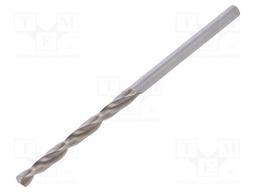 Drill bit; for metal; Ø: 2.5mm; L: 57mm; HSS; Working part len: 30mm