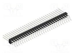 Connector: pin strips; pin header; male; PIN: 60; 2.54mm; SMT; 2x30