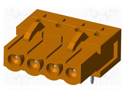Connector: pluggable terminal block; socket; female; angled 90°