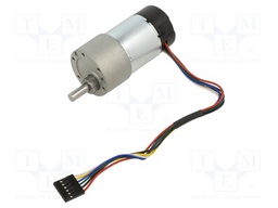 Motor: DC; with gearbox; 6÷12VDC; 5.5A; Shaft: D spring; 200rpm