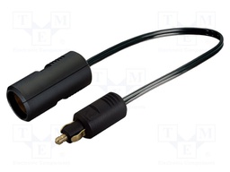 Cigarette lighter socket extension cord; 8A; Sup.volt: 12÷24VDC