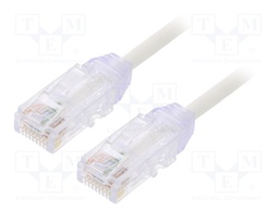 Patch cord; TX6-28™,U/UTP; 6; stranded; Cu; LSZH; white; Len: 2m