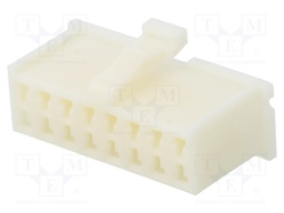 Connector: wire-board; MDF6; plug; female; w/o contacts; PIN: 16