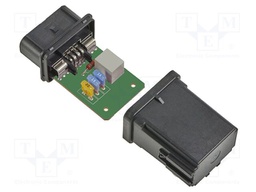 Contact; male; tinned; on PCBs; 3.5mm; PIN: 8; Mat: PBT; vertical