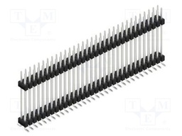 Connector: pin strips; pin header; male; PIN: 64; 2.54mm; SMT; 2x32