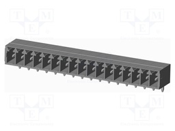 Connector: pluggable terminal block; socket; male; on PCBs