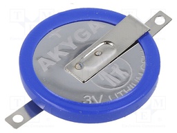 Battery: lithium; 3V; CR2032,coin; soldering lugs; Ø20x3.2mm