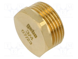 Hexagonal; max.6bar@<90°C,max.16bar@10°C÷30°C; brass CW617N