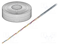 Wire: data transmission; chainflex® CF240; 5x0,14mm2; PVC; grey
