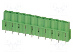 PCB headers, nominal cross section: 2.5 mm?, color: green, n