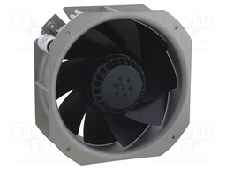 Fan: AC; axial; 230VAC; 225x225x80mm; 884m3/h; 65dBA; ball bearing