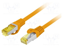Patch cord; RJ45 plug,both sides; S/FTP; 6a; stranded; Cu; LSZH