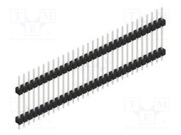 Connector: pin strips; pin header; male; PIN: 30; 2.54mm; THT; 1x30