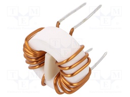 Inductor: wire; THT; 220uH; 10A; 3mΩ; 230VAC; 26x8mm; -20÷+50%; 10kHz