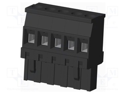 Connector: pluggable terminal block; plug; female; angled 90°