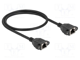 Extender Ethernet; S/FTP; Cat: 6a; RJ45 socket,both sides; 0.5m