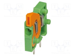 PCB terminal block, nominal current: 6 A, rated voltage (III