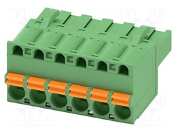 PCB connector, nominal cross section: 2.5 mm?, color: green,