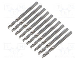Drill bit; for metal; Ø: 3.2mm; L: 49mm; Working part len: 18mm