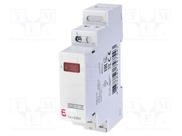 Voltage indicator; 230VAC; IP20; for DIN rail mounting