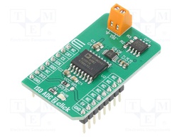 Click board; A/D converter; GPIO,SPI; AD7091R,AD8616,ADuM5401