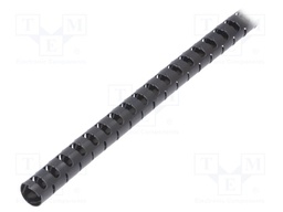 Spiral wrapping; 25mm; polyamide; black; UL94V-0