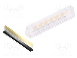 Connector: pin strips; pin header; male; PIN: 54; 2.54mm; SMT; 2x27