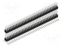 Connector: pin strips; pin header; male; PIN: 70; 1.27mm; SMT; 2x35