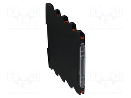 Enclosure: for DIN rail mounting; Y: 96.4mm; X: 6.2mm; Z: 106.1mm
