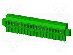 Connector: pluggable terminal block; plug; female; angled 90°