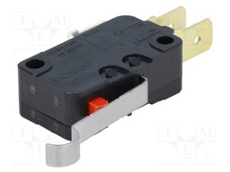 Microswitch SNAP ACTION; with lever with roller simulation