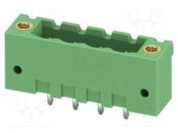 PCB headers, nominal cross section: 2.5 mm?, color: green, n