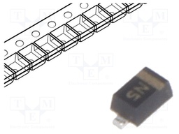 Diode: transil; 160W; 27V; 3A; unidirectional; SOD523