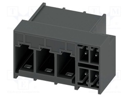 PCB hybrid header, nominal cross section: 6 mm?, color: blac