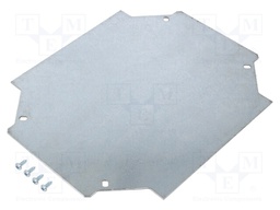 Mounting plate; aluminium