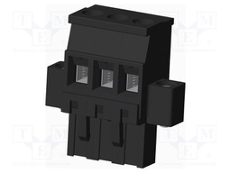 Connector: pluggable terminal block; plug; female; angled 90°