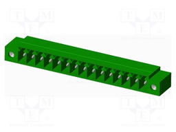 Connector: pluggable terminal block; socket; male; angled 90°