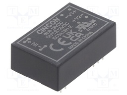 Converter: DC/DC; 3W; Uin: 9÷18V; Uout: 12VDC; Uout2: -12VDC; DIP24