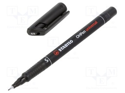 Permanent marker; black; OHPen