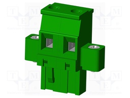 Connector: pluggable terminal block; plug; female; angled 90°