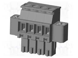Connector: pluggable terminal block; plug; female; angled 90°