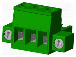 Connector: pluggable terminal block; plug; female; straight; 12A