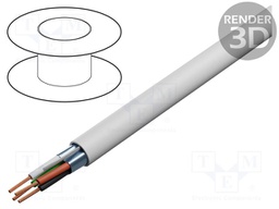 Wire; Al-PET foil; PVC; 300V; 305m; CPR: Eca; Earth core: none