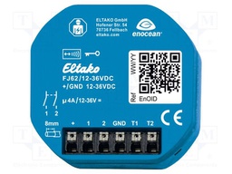 Blinds controller; EnOcean; plaster embedded; 12÷36VDC; NO + NO