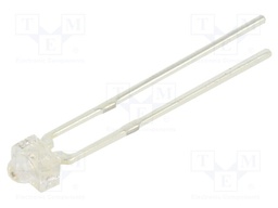 LED; 1.8mm; white,red; 1500÷2000mcd; 15°; Front: convex; 1.9÷2.4V