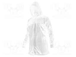 Raincoat; Size: one size; transparent; with a hood