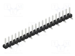 Connector: pin strips; pin header; male; PIN: 20; 2.54mm; SMT; 1x20